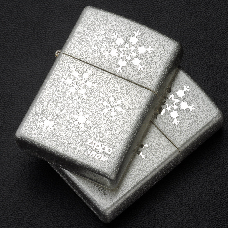 打火机zippo限量正版正品zppo古银一三三五雪花zippo