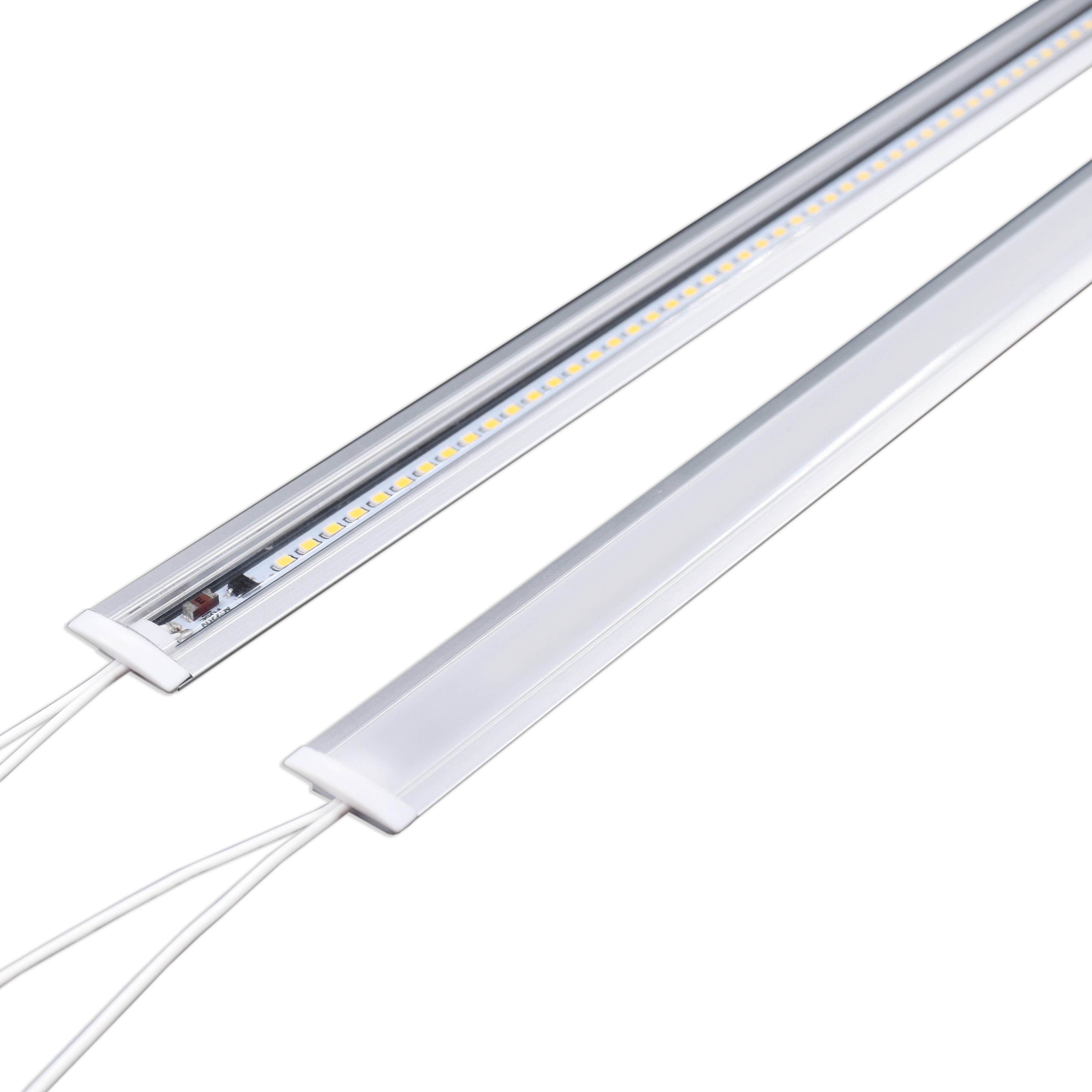 led灯带220v灯条展柜橱窗酒柜嵌入式硬灯条 衣柜超亮超薄暗装灯条