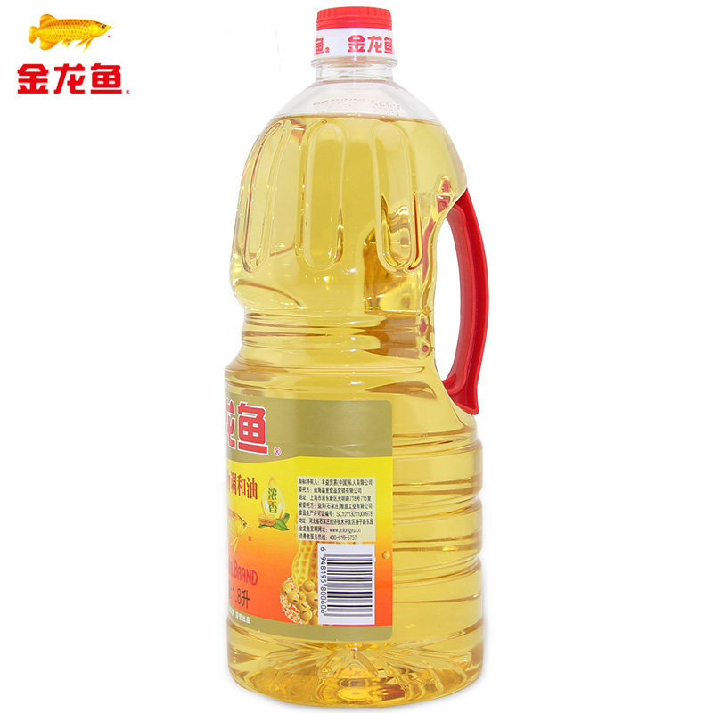 8l升植物油花生调和油金龙鱼油