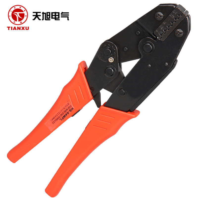绝缘鼻子铜线机械hs压线欧式端子接线冷压压线钳