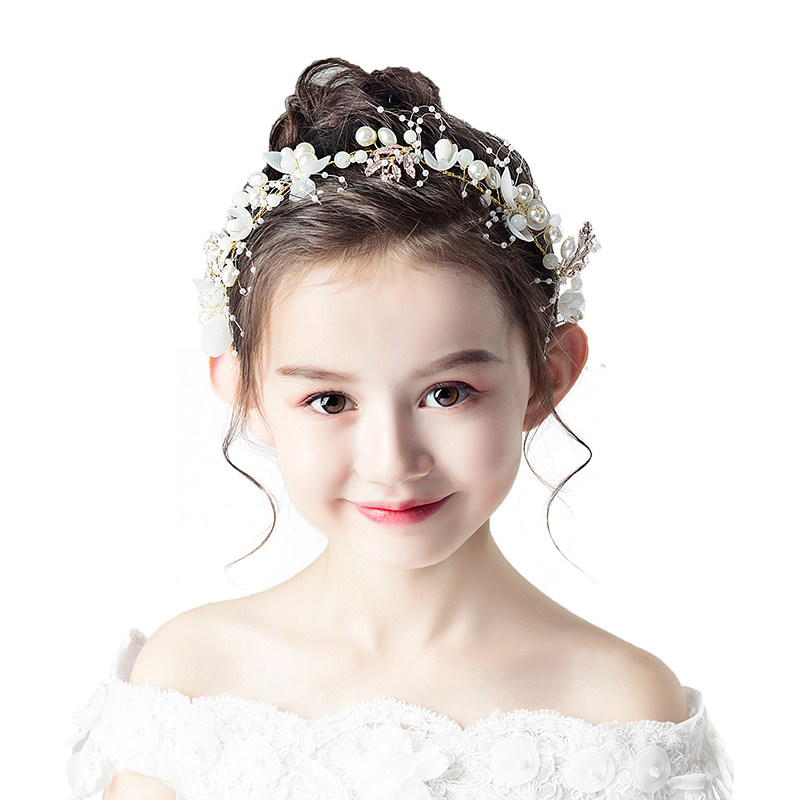 儿童头花饰品女童花环头饰小女孩花朵公主森女系韩国花童发饰演出