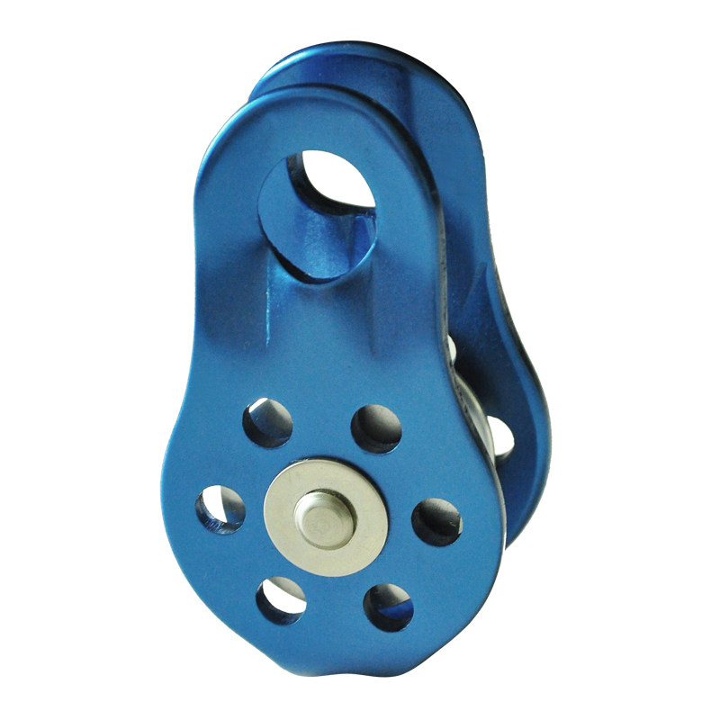 滑轮安攀单滑轮器材装备救援侧板户外固定轻型滑轮