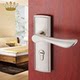 Modern minimalist door lock interior wood door brushed office American bedroom home room door lock door handle hardware lock Modern minimalist door lock interior wood door brushed office American bedroom home room door lock door handle hardware lock