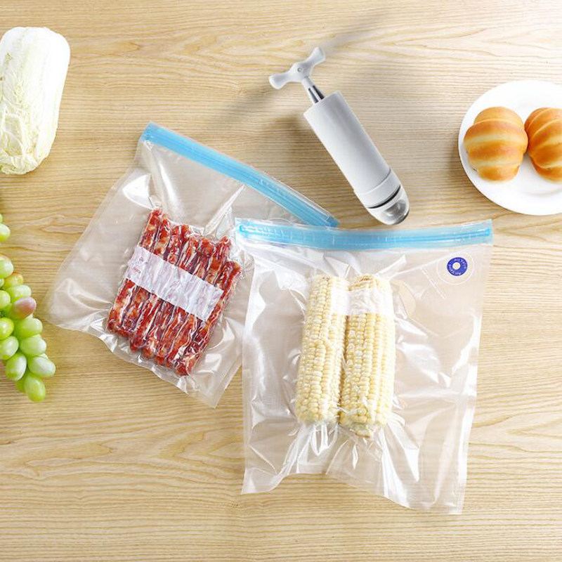 真空食品袋食物保鲜袋抽气封口压缩袋密封袋经济塑封包装袋子家用