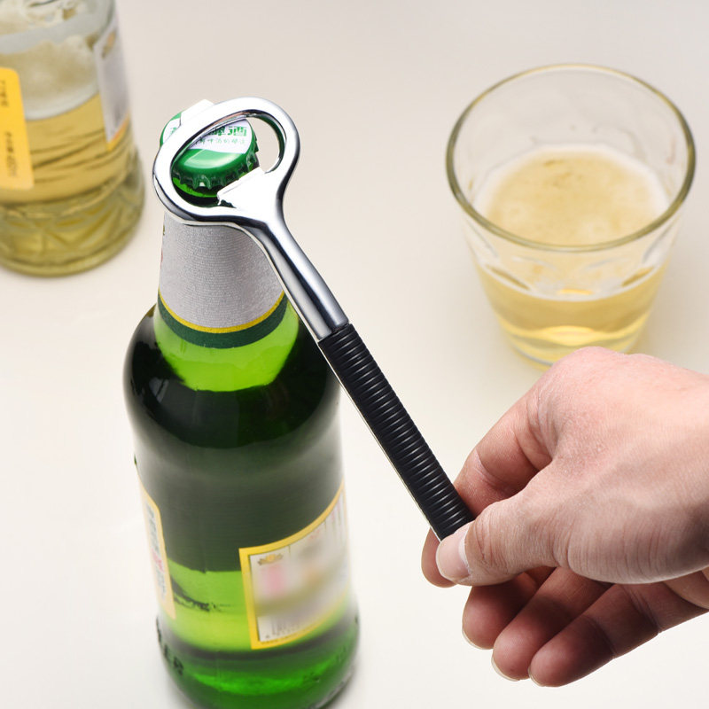 不锈钢色啤酒开瓶器 创意啤酒起子钥匙扣开瓶器 啤酒开酒器批发