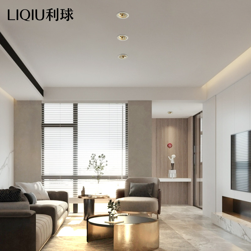 led射灯嵌入式家用客厅卧室吊顶顶天花灯暗装孔射灯