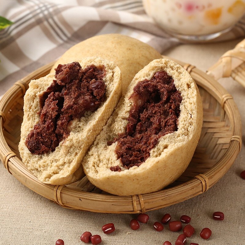 山东老面引子手工粗粮馒头全麦红豆豆包每个包点