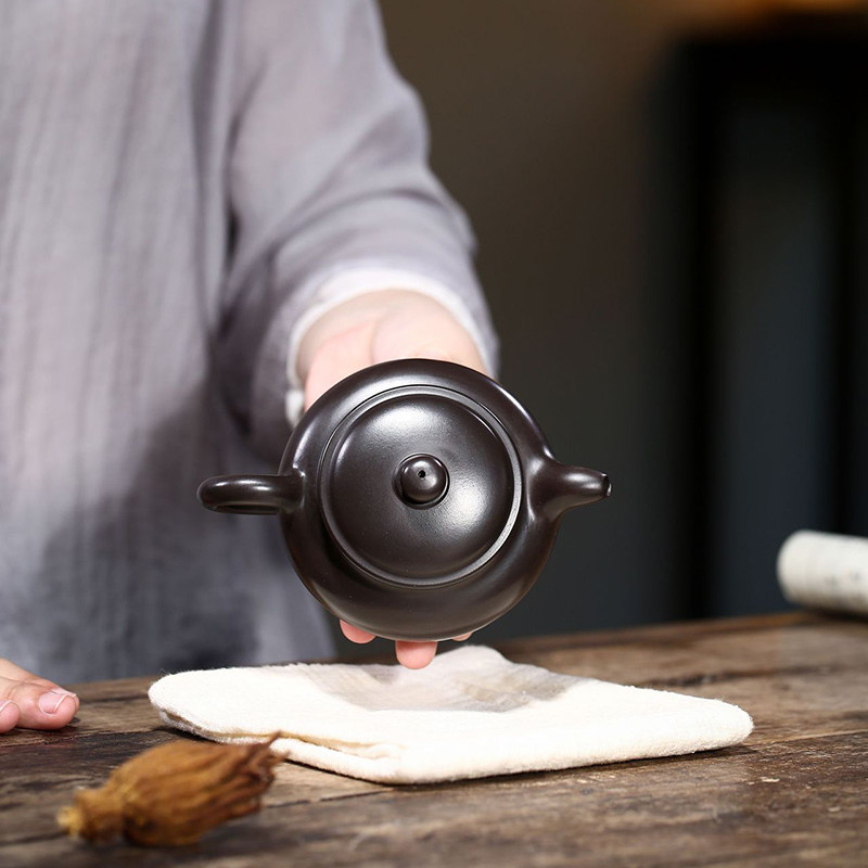 宜兴茶壶泡茶茶具器型传统经典仿古宜兴紫砂手工茶壶