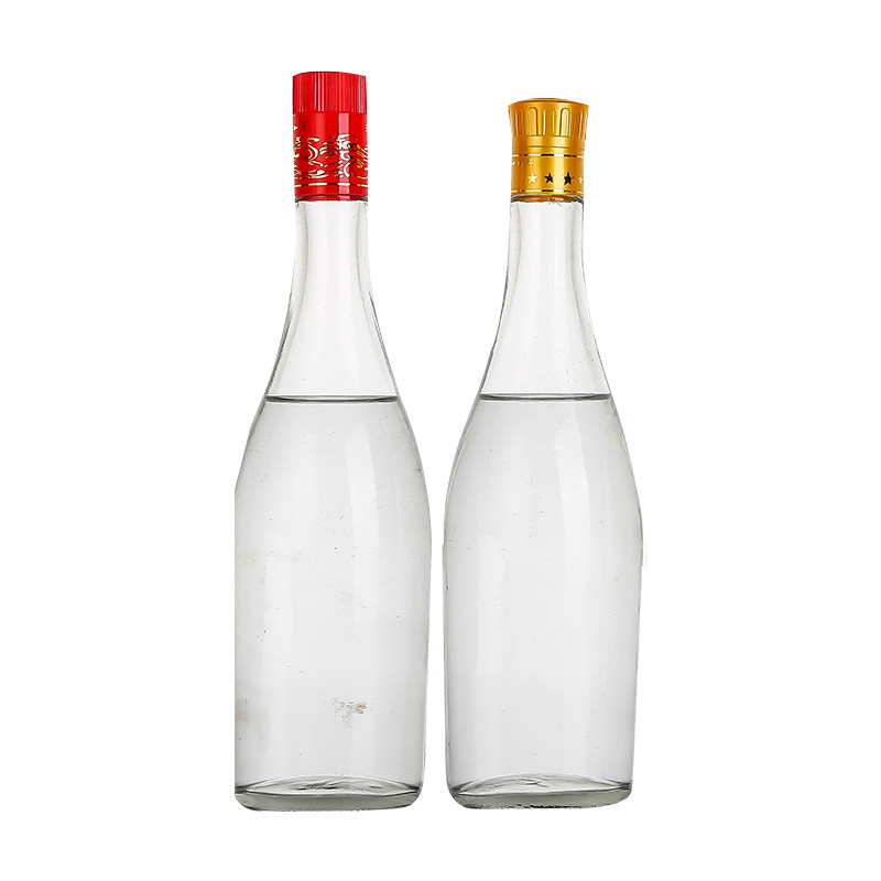 500ml玻璃酒汾酒瓶一斤装1斤装玻璃白酒瓶高档空酒瓶自酿白酒玻瓶