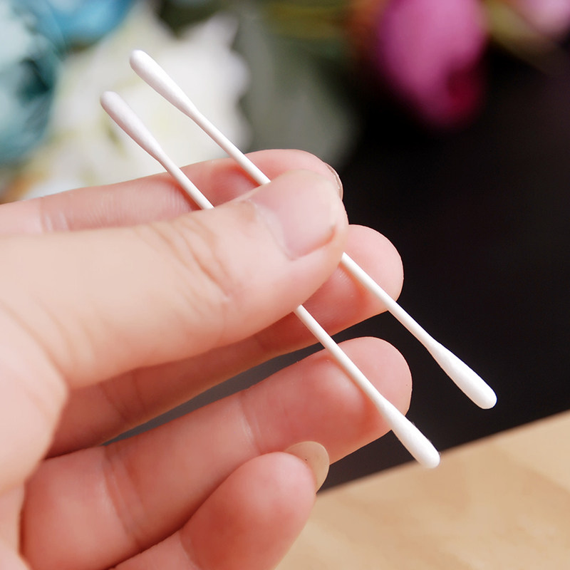 英利模型 渗线擦拭工具 极细棉签 圆头/尖头棉签棉棒 25支装