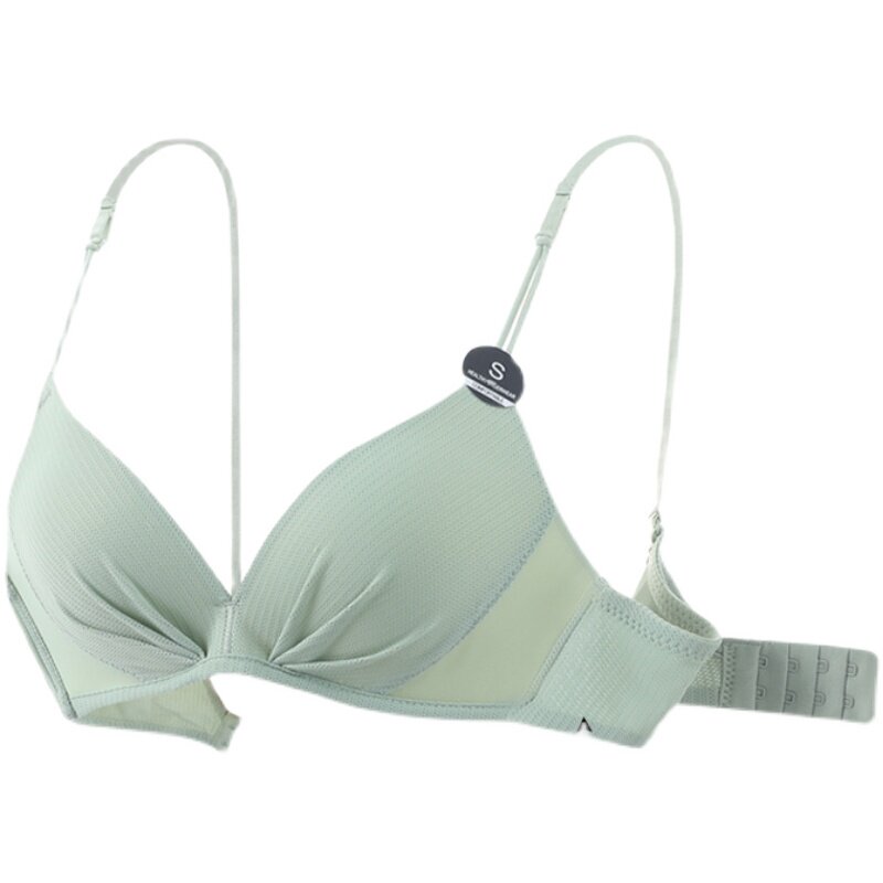 内衣女小聚拢夏天2021年新款少女法式三角文胸文胸