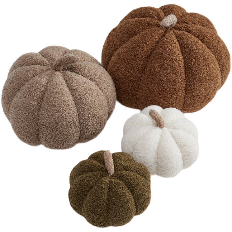 首版特价创意南瓜抱枕无风生活软萌圆形毛绒可爱靠垫