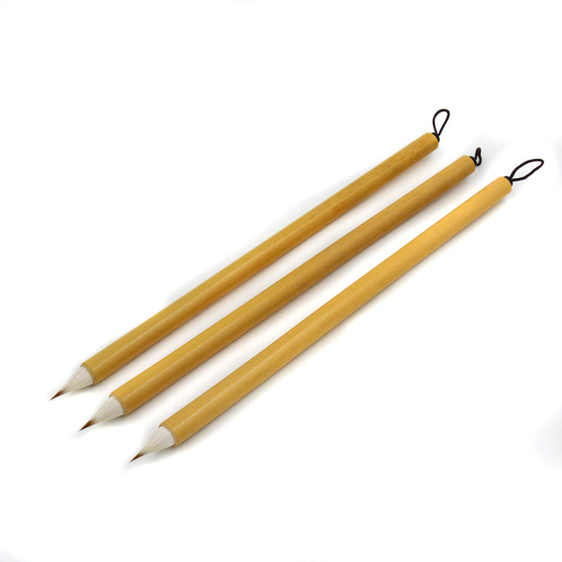 毛笔古法短锋临摹笔头毛笔头蒜头小楷狼毫唐鸡距毛笔