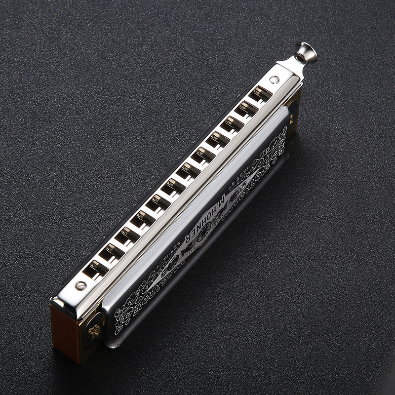 德国hohner和来12孔半音阶口琴初学者成人入门专业自学乐器270