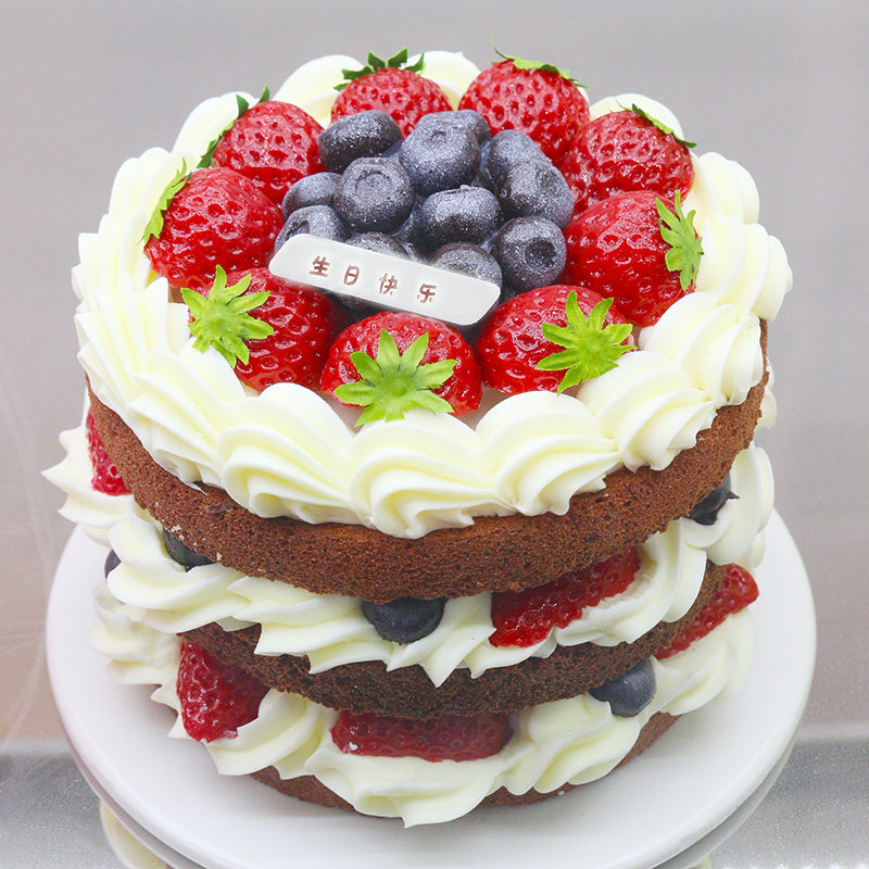 蛋糕塑胶模型蓝莓裸果慕斯欧式网红流行新款仿真水果