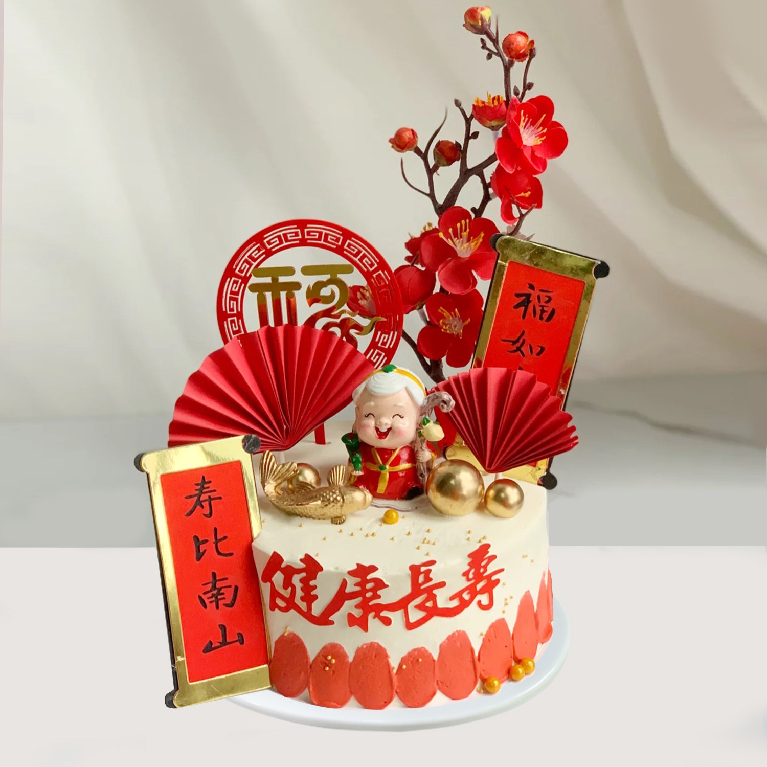 网红蛋糕模型仿真2021新款生日祝寿流行创意仿真水果