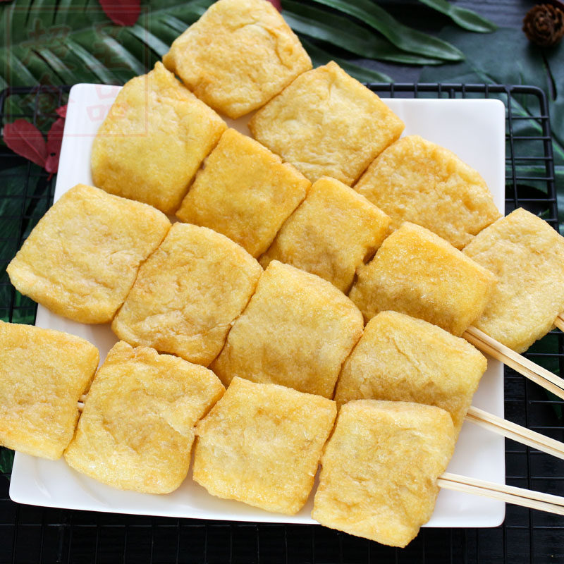 锦风长沙臭豆腐原味冷冻油炸豆腐串食湖南风味臭豆腐