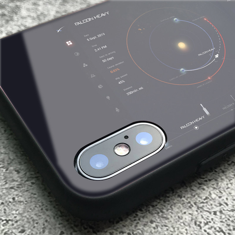 太空火箭适用iphone12mini苹果11promaxxr华为mate40手机保护套