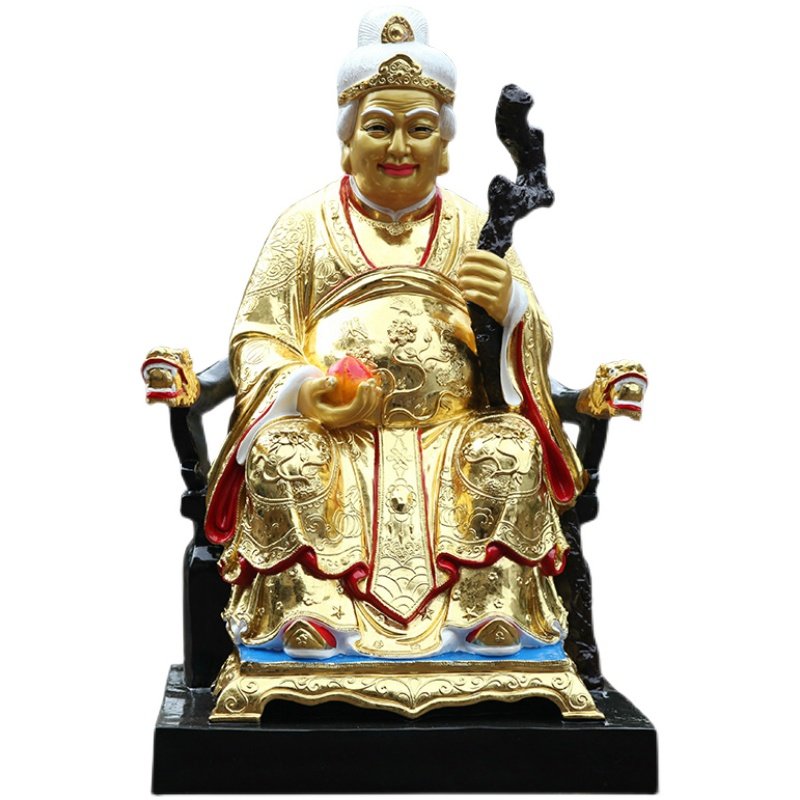 土地神像寺庙供奉福德正神君社公社母像公婆摆件