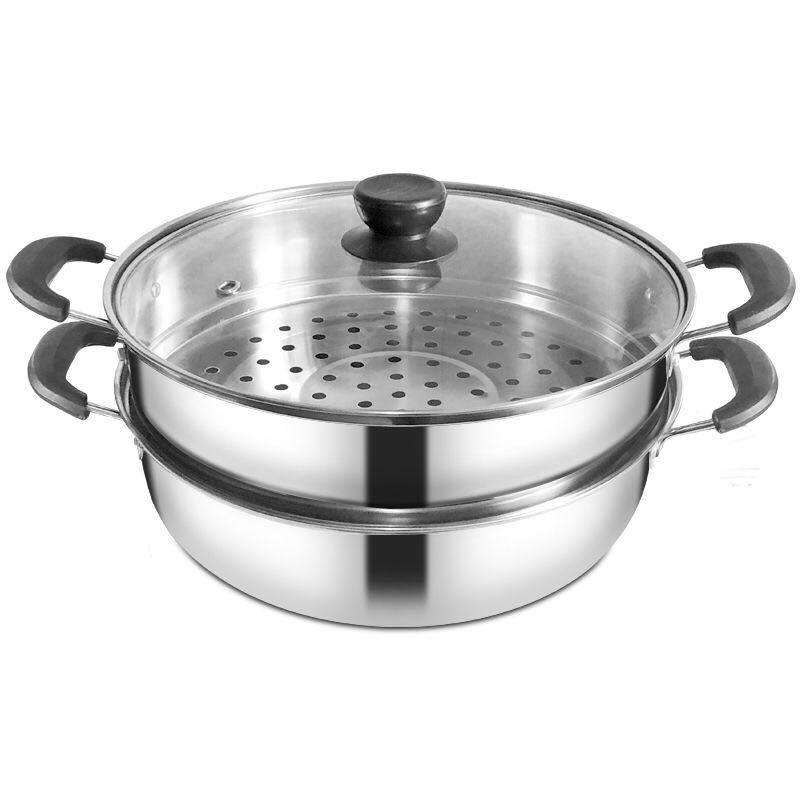 蒸锅双层家用三层蒸煮多用多功能汤锅电磁炉高汤蒸锅