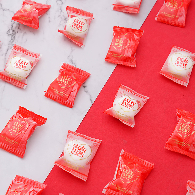 棉花糖糖果双喜500g散装结婚婚庆喜糖创意意高传统糖果