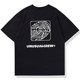 Fake Saiwen 2020 new brand logo fingerprint male and female couple loose round neck short sleeve national tide tee all-match Fake Saiwen 2020 new brand logo fingerprint male and female couple loose round neck short sleeve national tide tee all-match