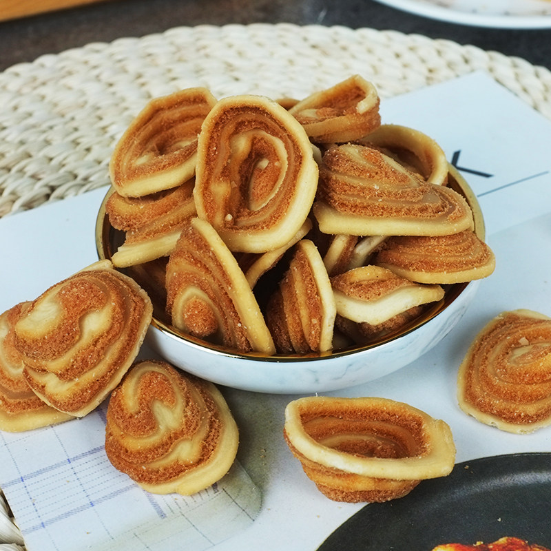 莞花龙耳酥猫耳朵牛耳酥鲍鱼酥手工童年怀旧零食特产中秋休闲小吃