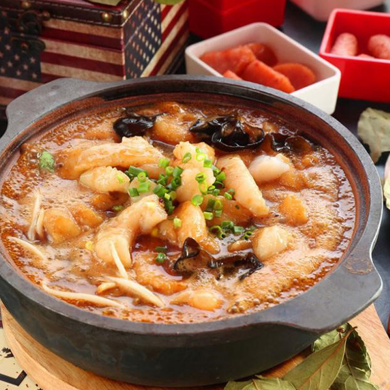 厨淳鲜啵啵鱼料油2斤波波鱼石锅鱼调味酱料商用其它调料