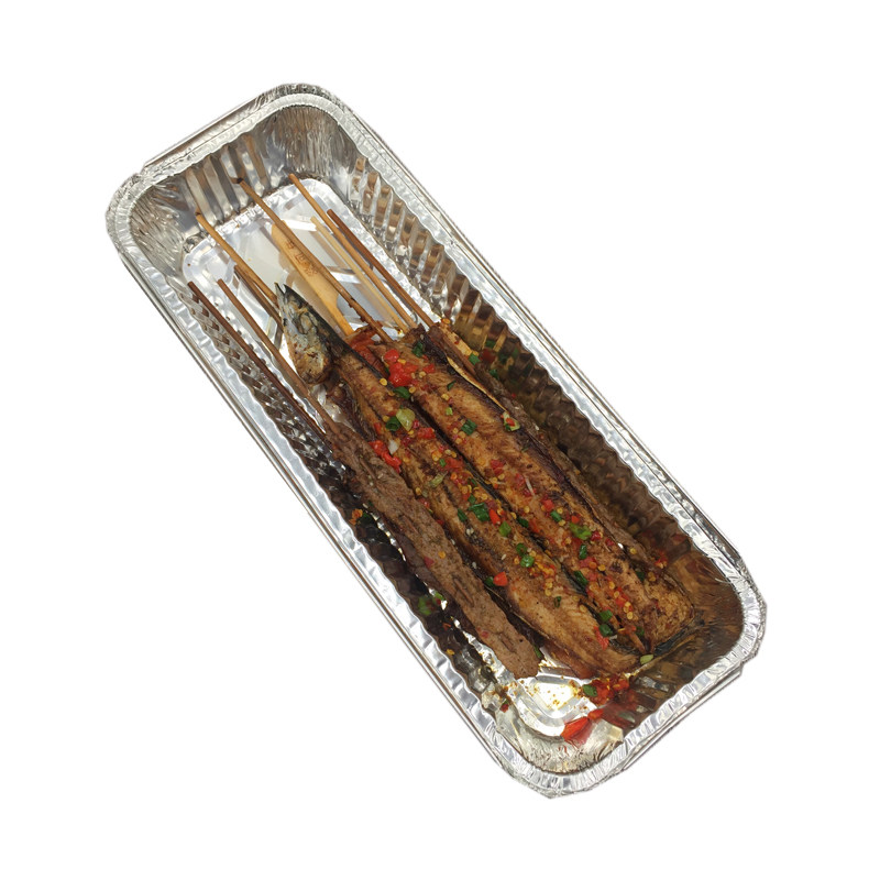 锡纸纸盒一次性烧烤打包盒子烘焙烤箱铝箔餐盒一次性餐盒