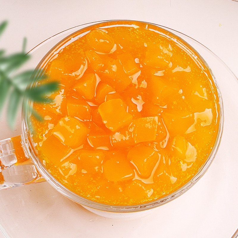 盾皇果酱3kg 哈密瓜酱 大颗果粒果肉 刨冰炒酸奶沙冰烘焙奶茶原料-乐