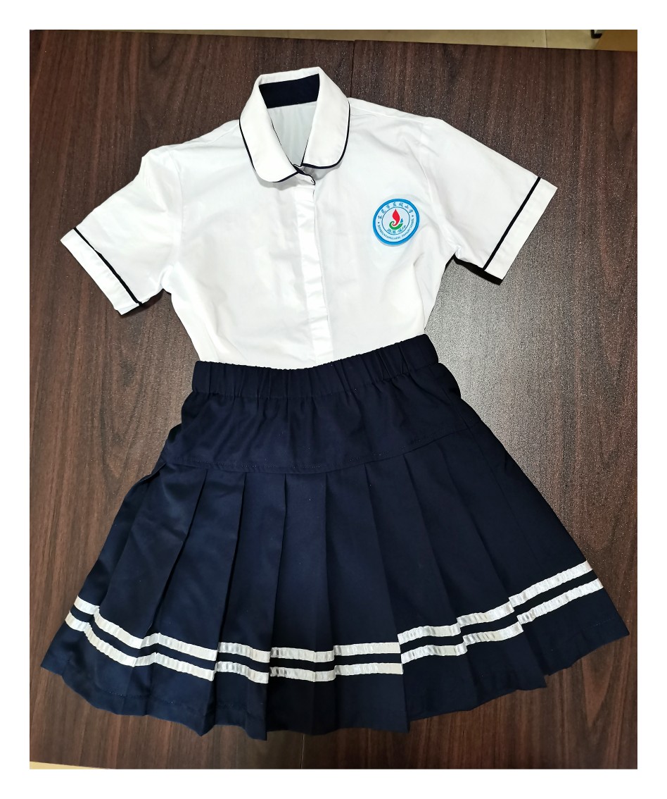东城小学白色衬衫礼服百褶裙五小女生新款校服校服