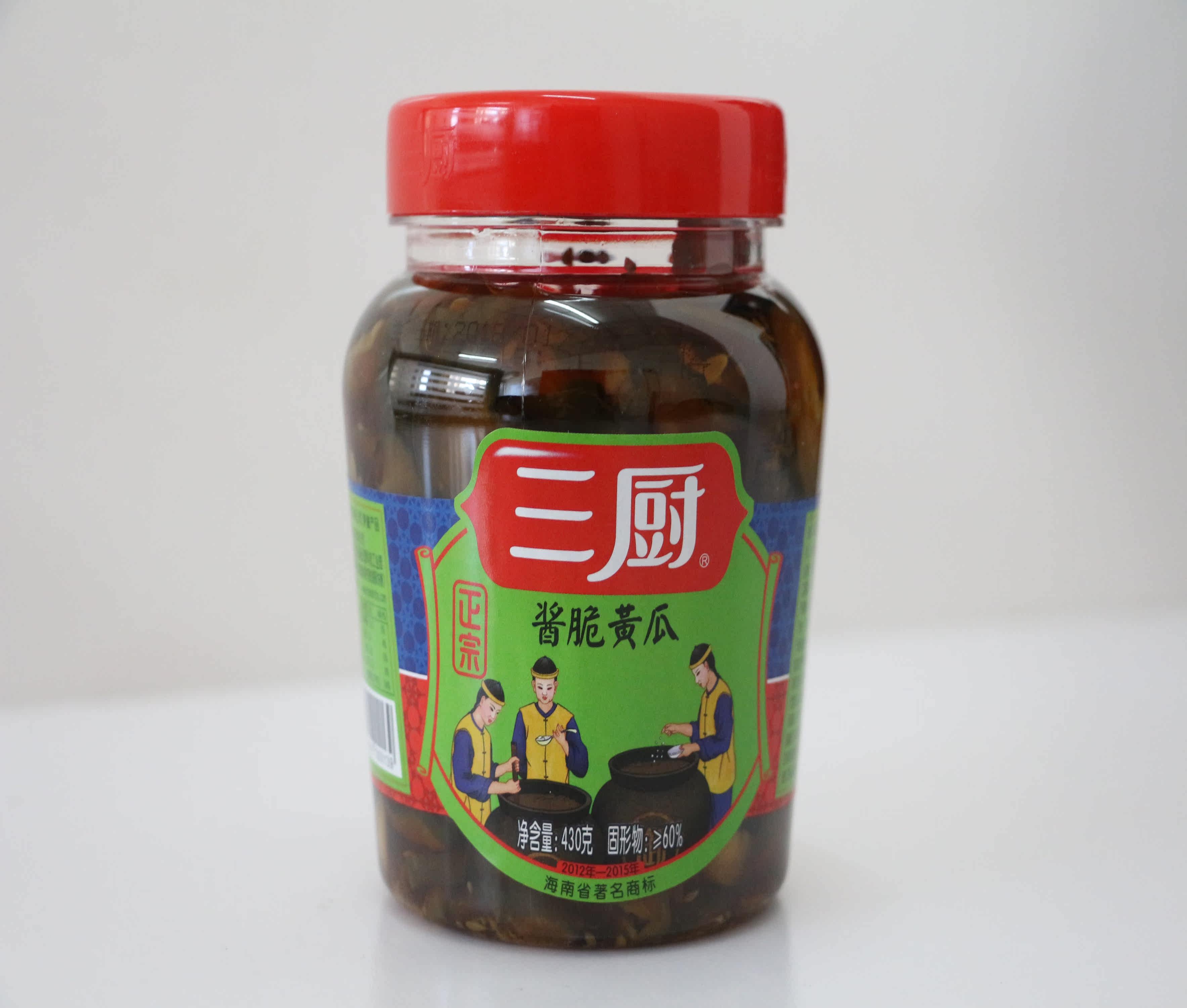 三厨酱脆黄瓜430g酱腌菜青瓜酱香爽脆