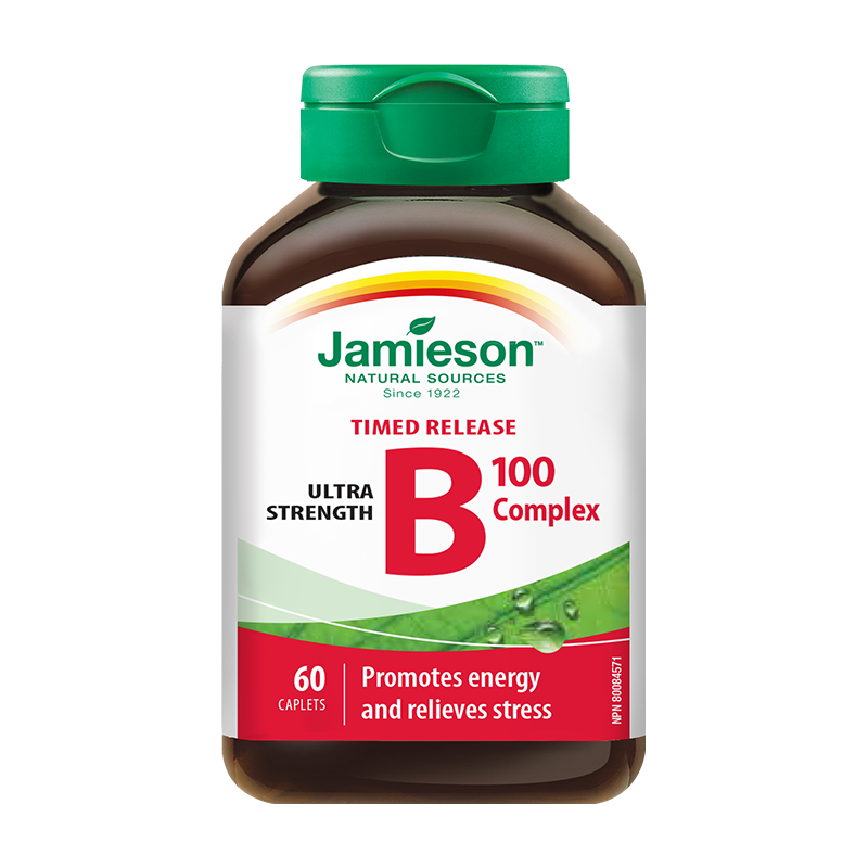 维生素预售健美美生复合缓释vb成年b100加拿大b族维生素