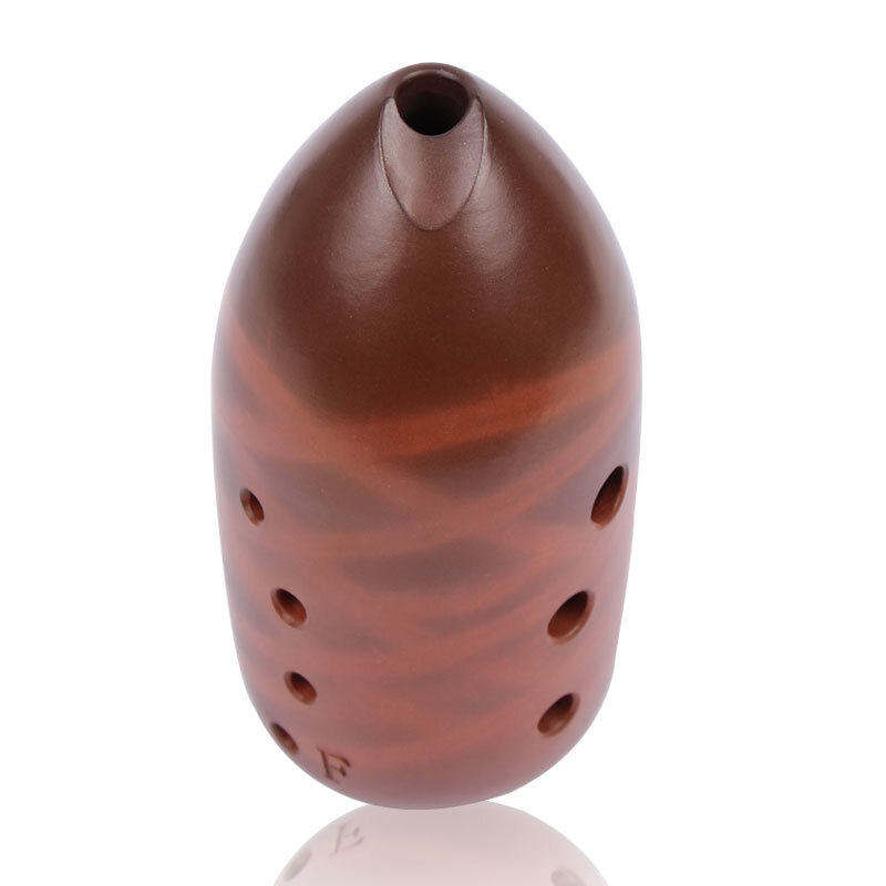 埙熏九孔笔筒埙陶9孔双腔演奏民族乐器埙