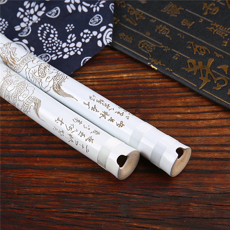 玉屏箫笛紫竹白箫成人初学入门六八孔洞箫gf调专业演奏竹制乐器萧