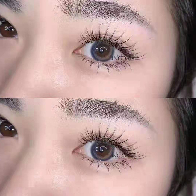 2021新款睫出睛彩双尖扁毛混合装单根嫁接睫毛化妆
