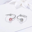 S925 Silver Cat Strawberry Crystal Ring Female Powder Crystal Recruitment Peach Blossom Operation Ring Ring Ringzhu Finger Ring S925 Silver Cat Strawberry Crystal Ring Female Powder Crystal Recruitment Peach Blossom Operation Ring Ring Ringzhu Finger Ring