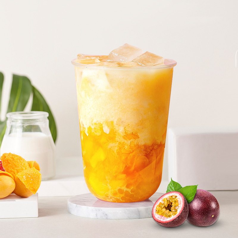 果汁鲜活鲜绿芒果百香奶茶茶店专用浓缩复合浓缩果蔬汁