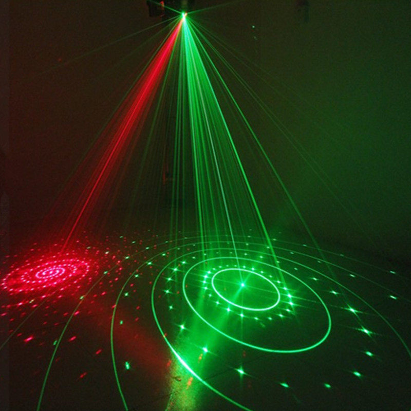 舞台灯光四合一效果灯led蝴蝶灯ktv闪光灯包房激光酒吧蹦迪频闪灯