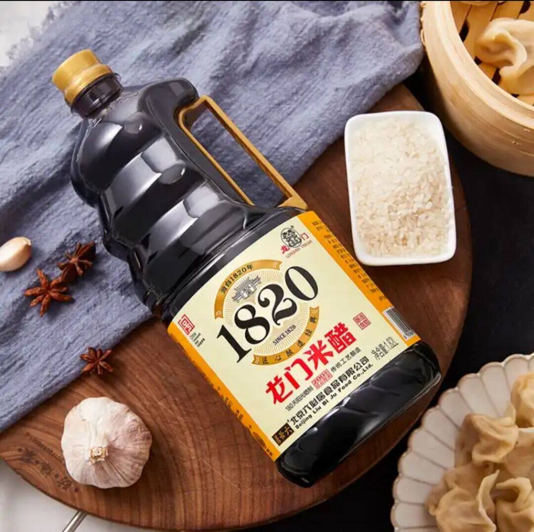 北京六必龙门米醋1820ml炒菜烹调饺子腊八佐餐醋制品