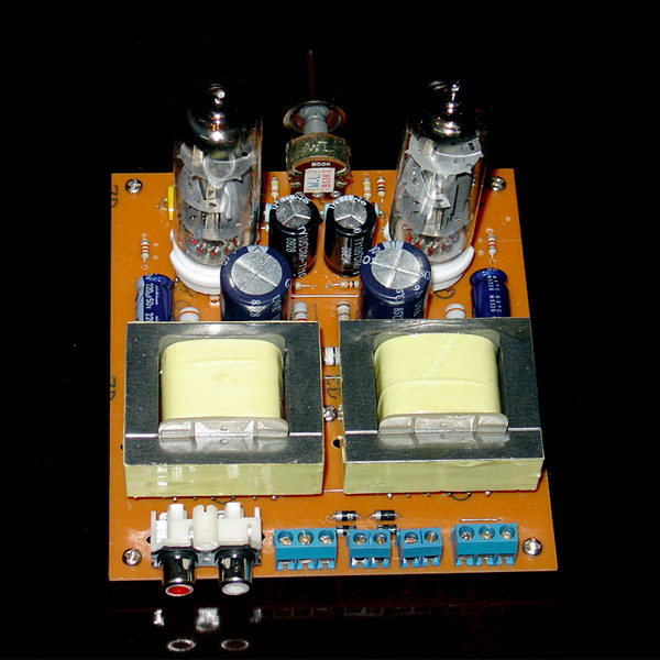 胆机使用两只复合型6f3电子管甲类单端小发烧级功放电子管