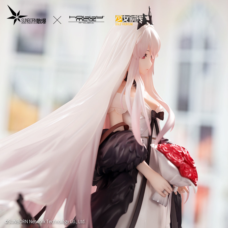 预定hobbymax少女前线kar98k手心心的朱砂德皇婚纱手办