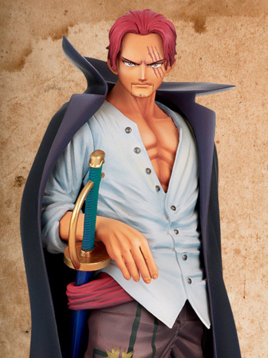 预定眼镜厂海贼王编年史msp四皇红发香克斯景品手办手办