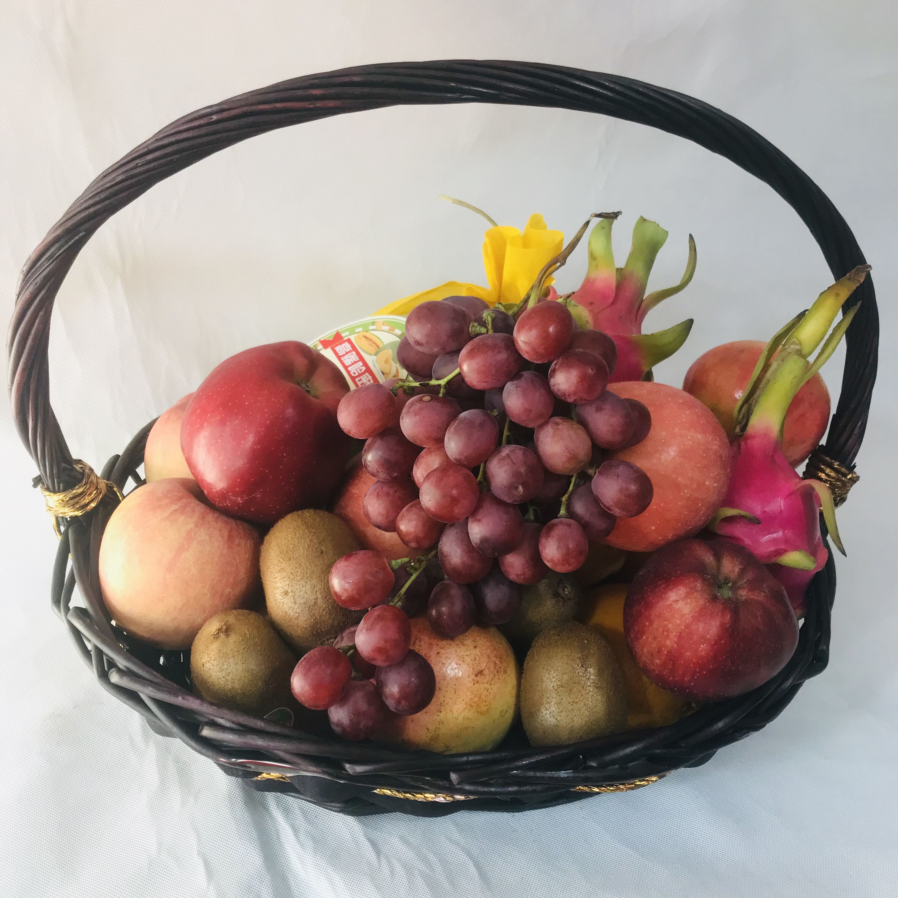 新鲜青岛水果篮送礼果篮水果礼盒礼品北京上海鲜果篮预定与速递