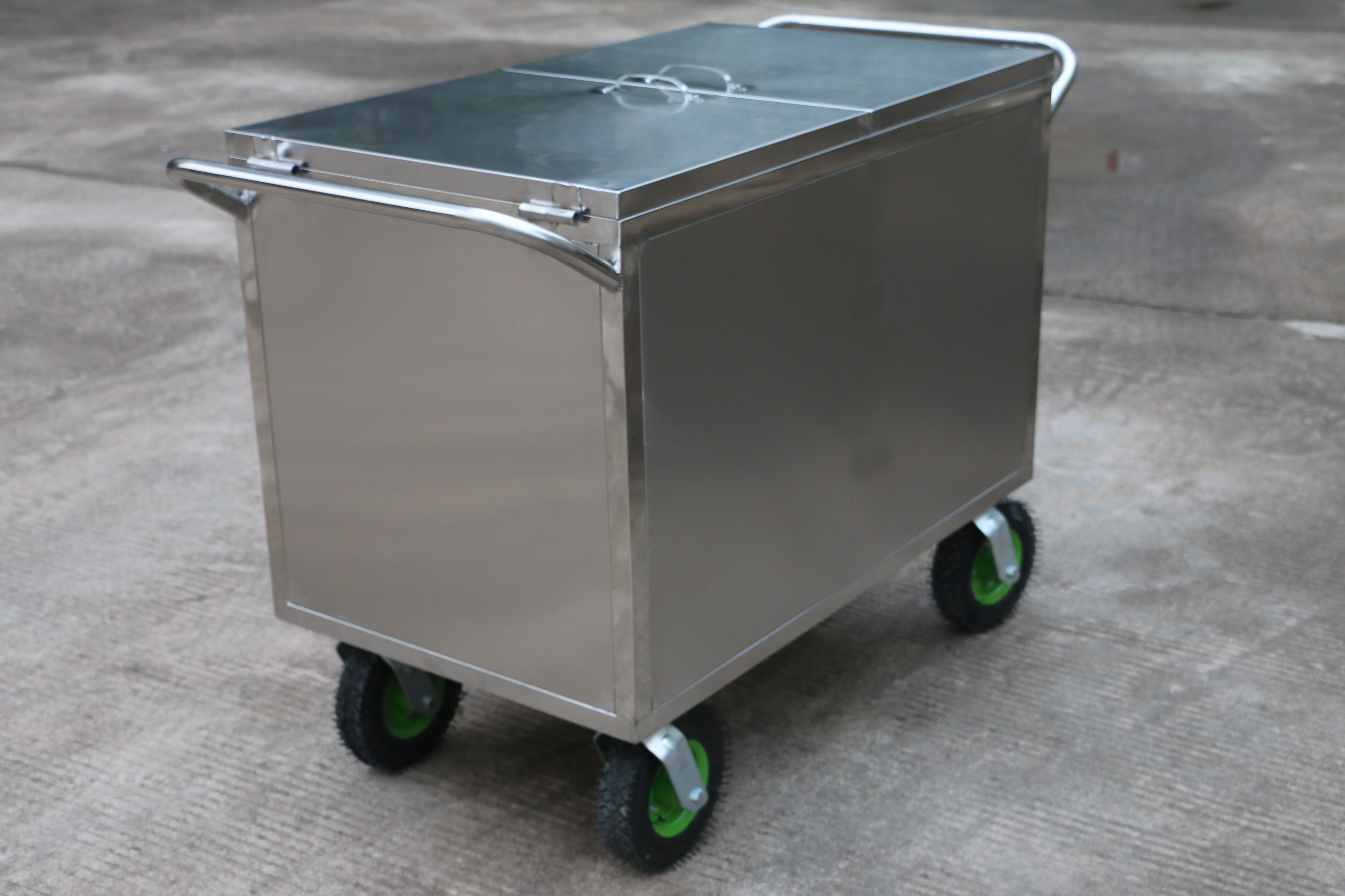 不锈钢无菌回收车医用小推车下送发放车医疗废物运送车手术供应室