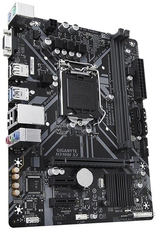 全新盒装gigabyte技嘉h310ms2主板b360h310mkddr49代主板