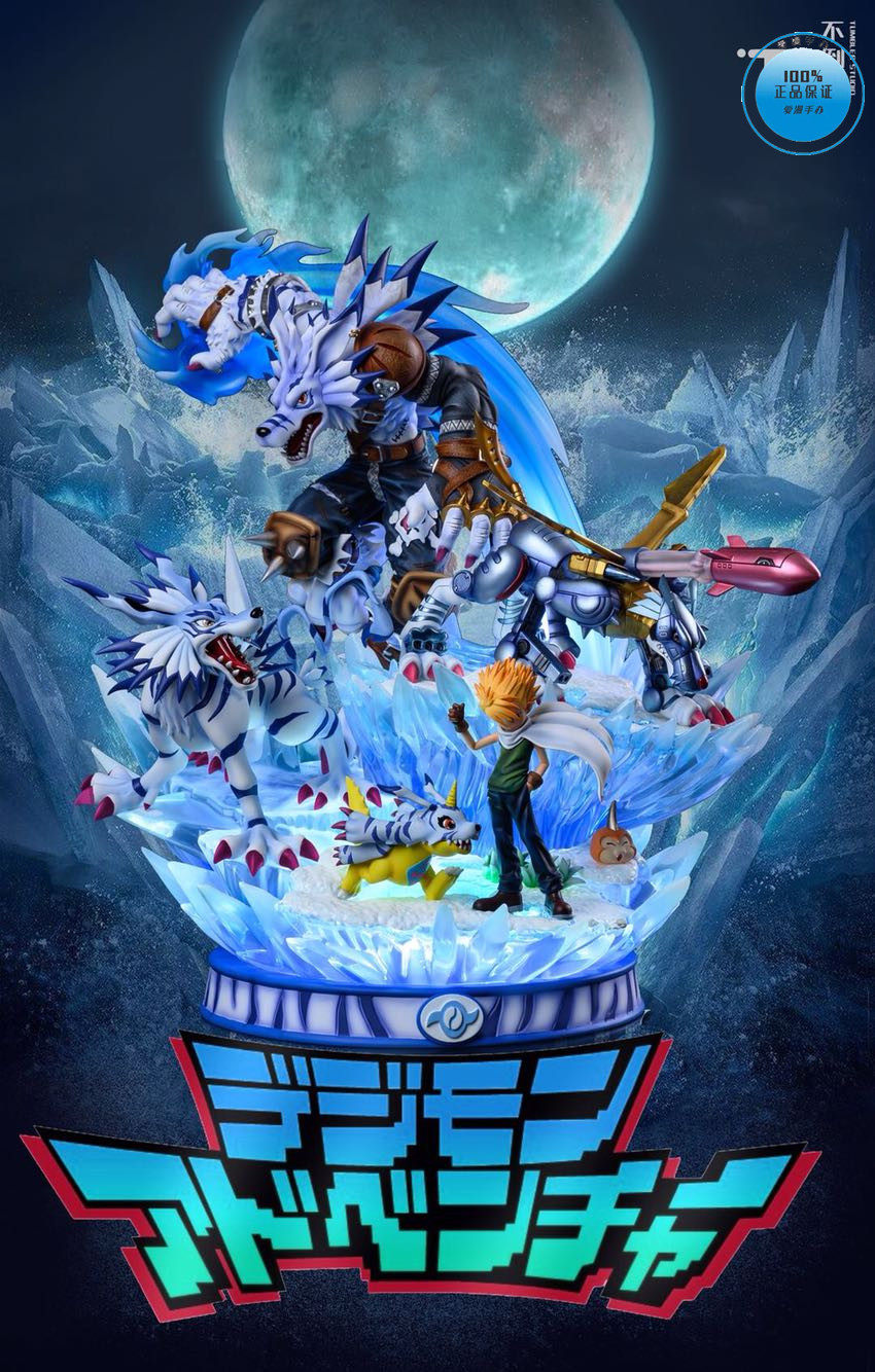 手办爱漫数码宝贝不倒翁友谊进化兽人鲁鲁限量gk手办