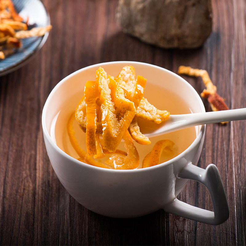 陈皮文择精选正宗橙皮橘子中药材店铺500g橘皮