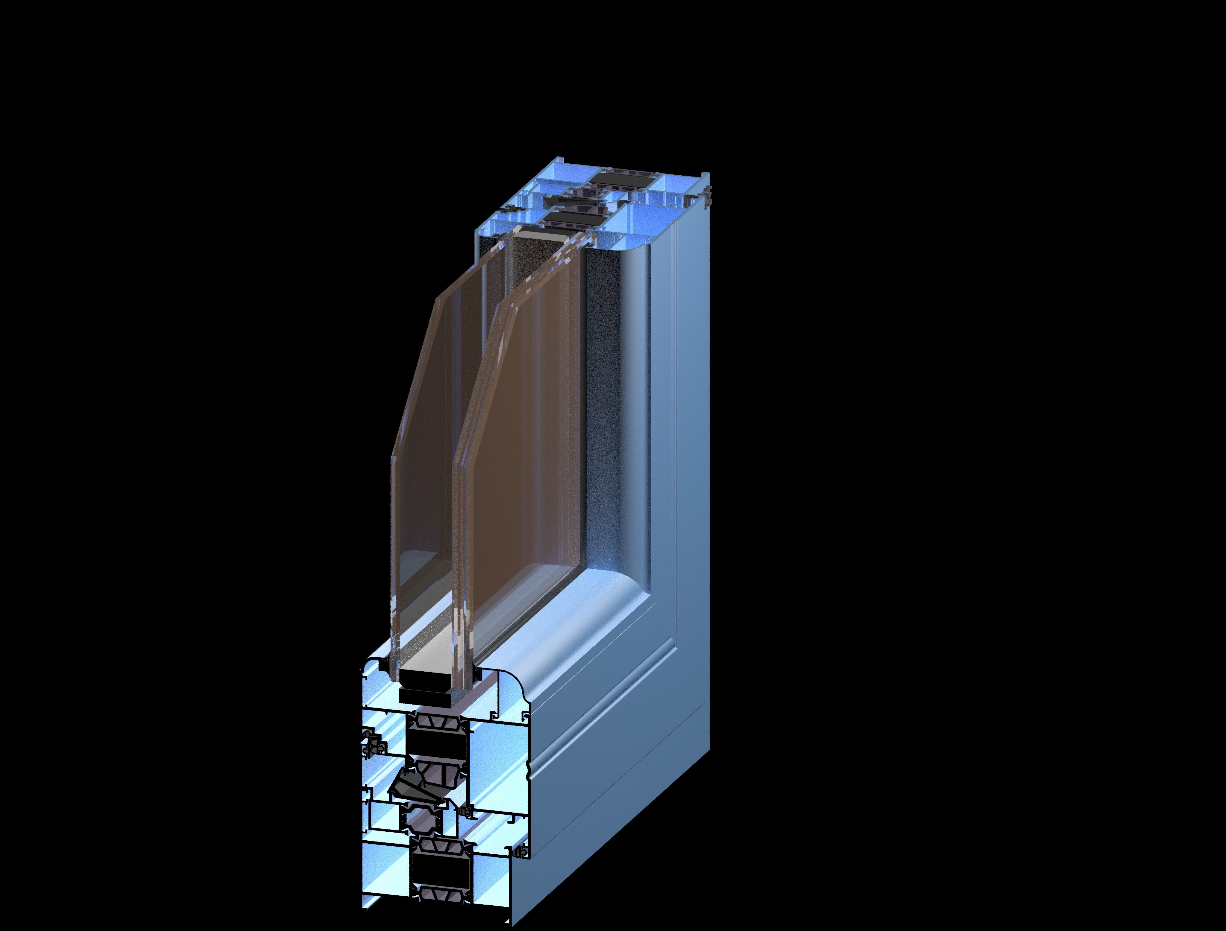 北京富贵花断桥铝门窗封阳台平开落地隔音窗铝合金窗户阳光房定制