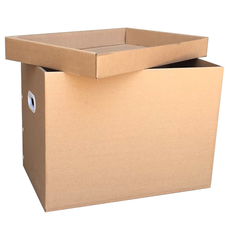 办公室收纳搬家纸箱大号加硬加厚零食纸盒文件包装纸箱